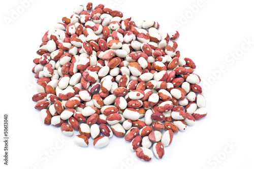 Pile green calypso beans