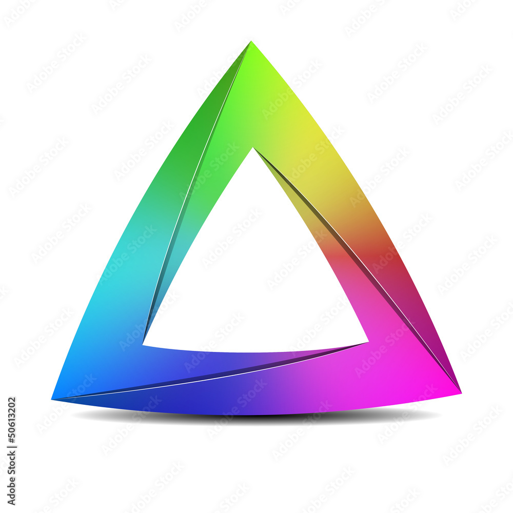 Impossible triangle sign Impossible triangle sign