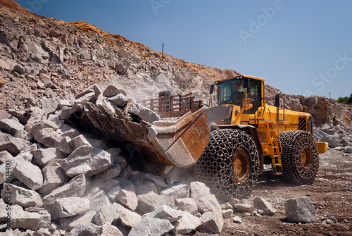 heavy building bulldozer quarry,car