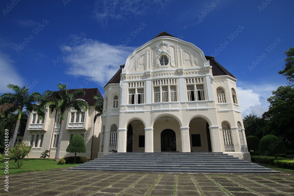 Baroque and Art Nouveau styled  Palace in Petchburi, Thailand