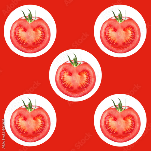 Fünf Tomaten