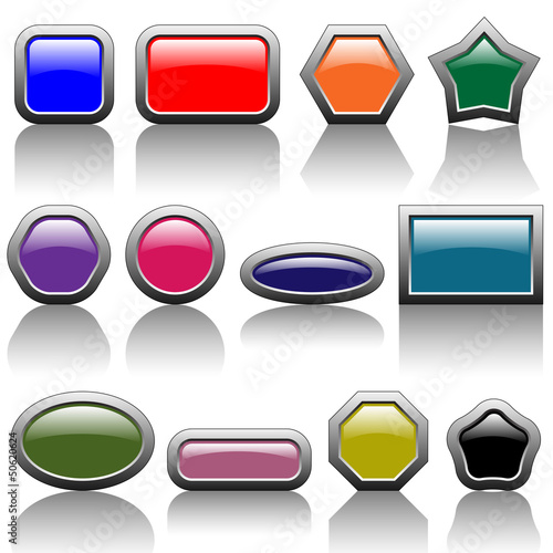 Colorful buttons