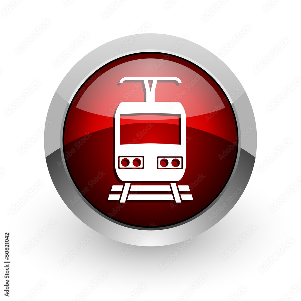 train red circle web glossy icon train red circle web glossy icon