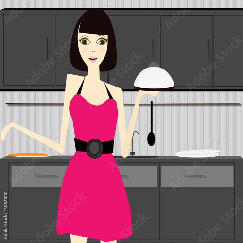 vector woman