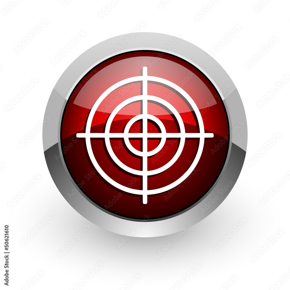 target red circle web glossy icon target red circle web glossy icon