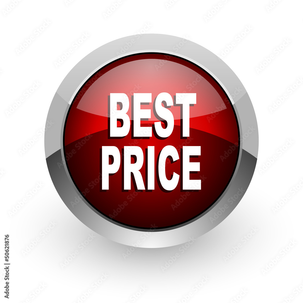 best price red circle web glossy icon best price red circle web glossy icon