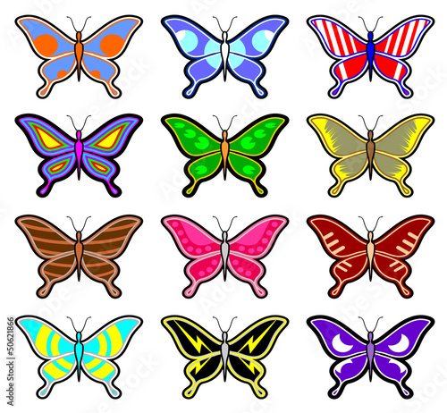 Color art butterflies © RATOCA