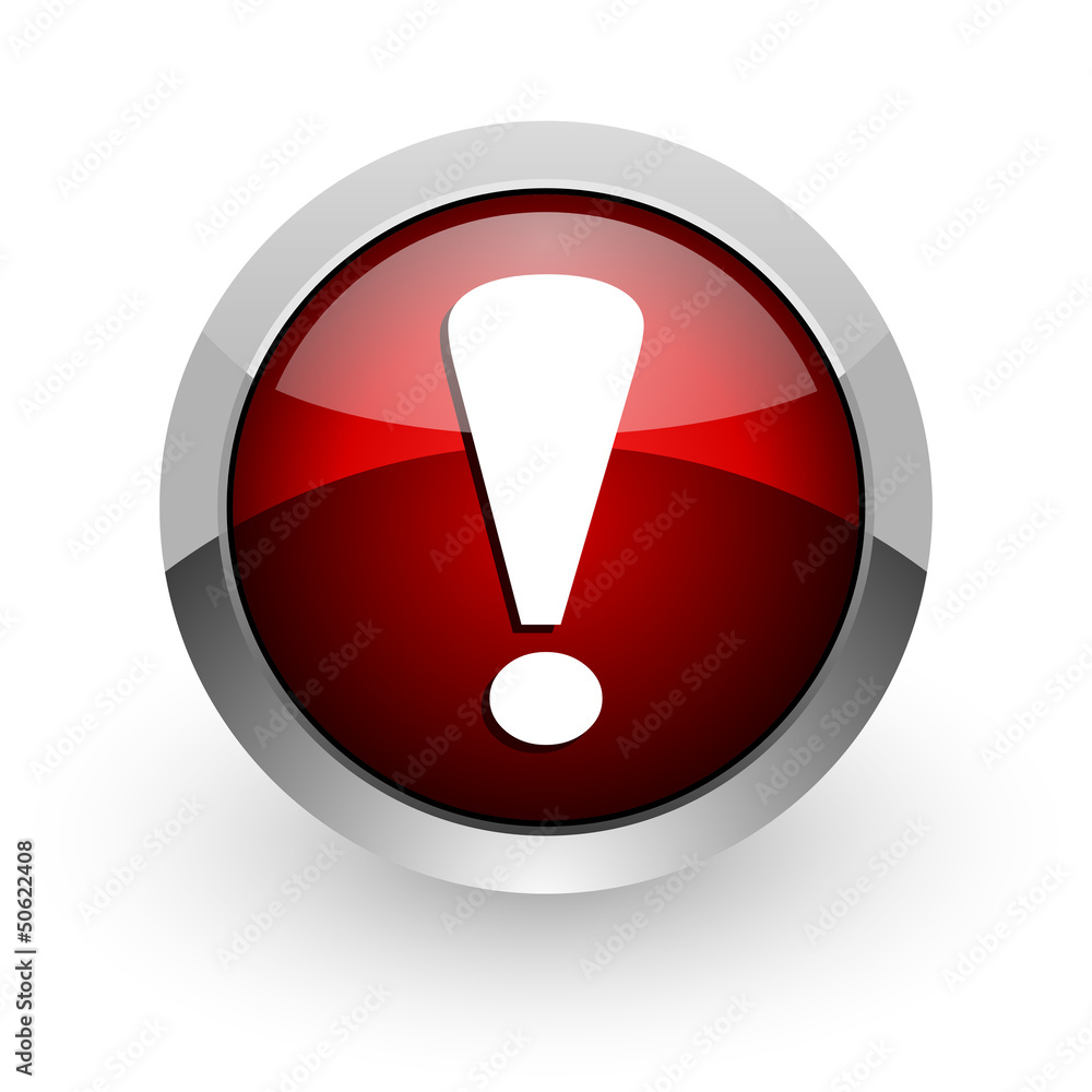 exclamation sign red circle web glossy icon exclamation sign red circle web glossy icon