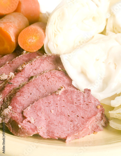 corned beef cabbage carrots  St. Patrick's Day meal