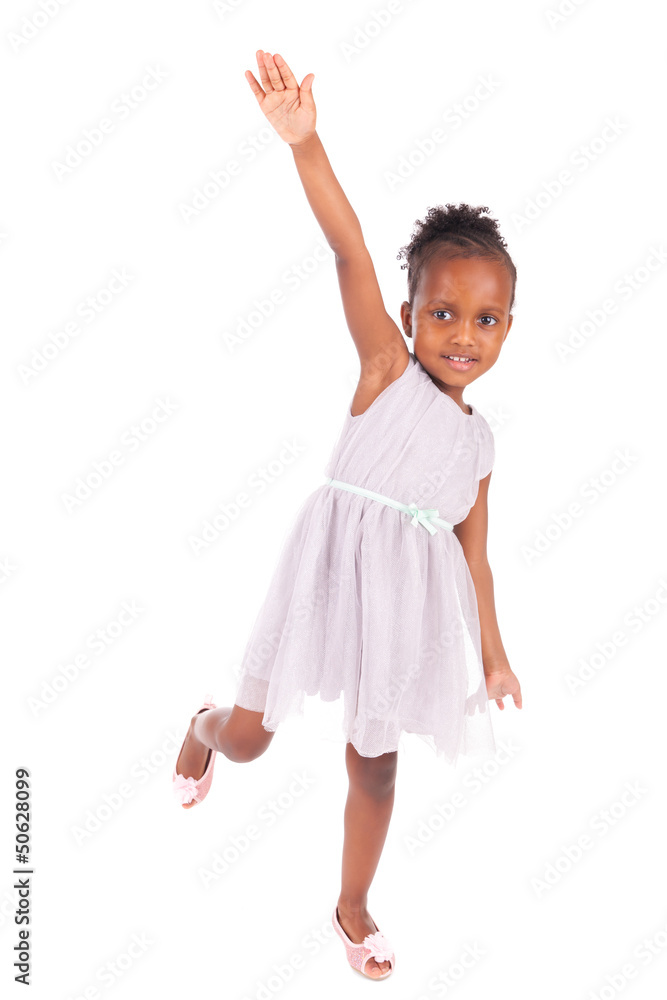 Adorable african little girl Adorable african little girl