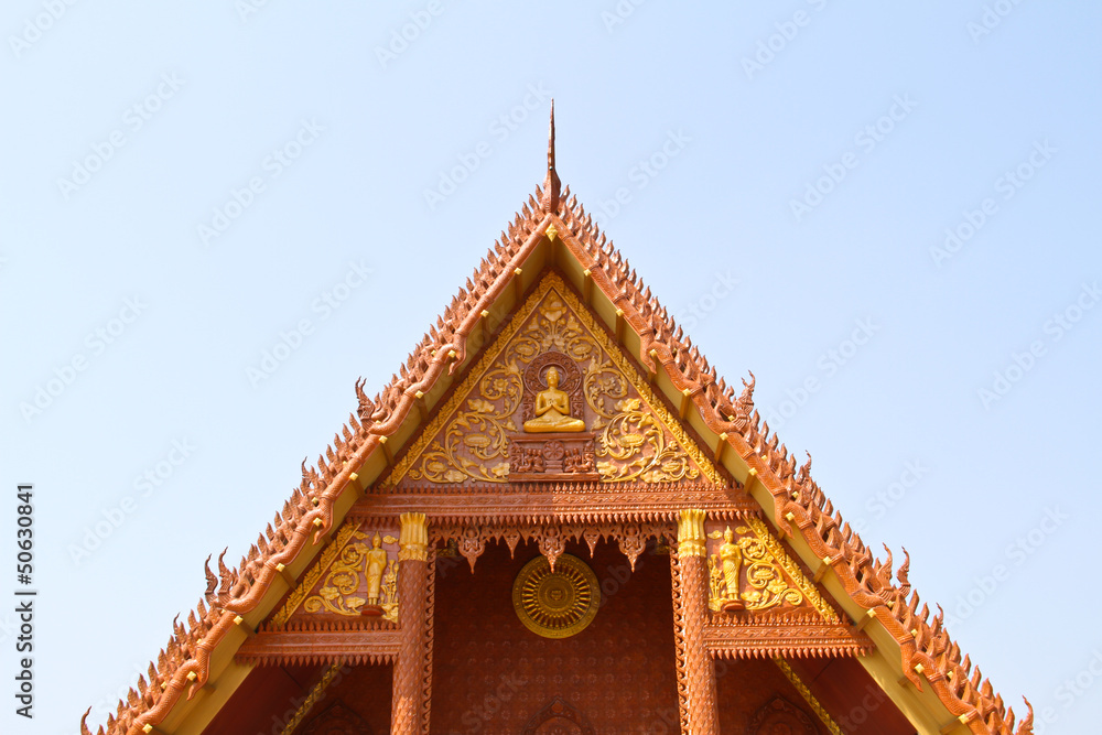 Thai temple, Wat Savangveerawong, Ubonratchathani Thailand Thai temple, Wat Savangveerawong, Ubonratchathani Thailand