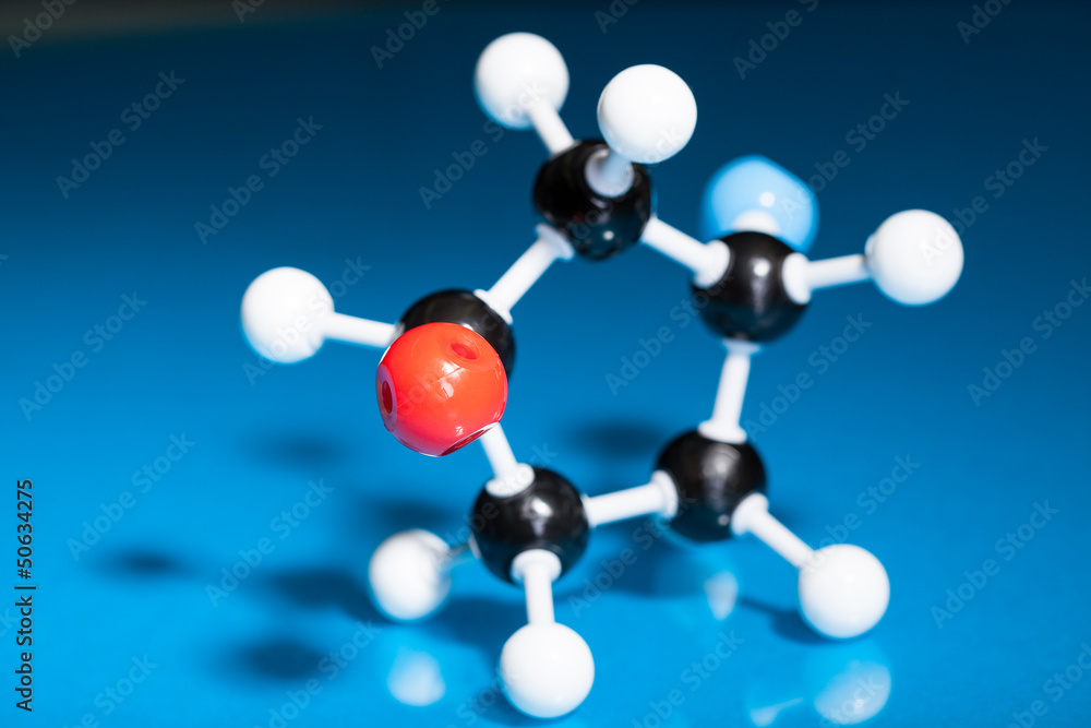 Obraz premium Model of molecular structure