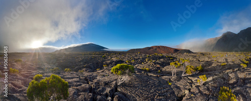 Obraz na plátně Piton de la Fournaise - Ile de La Réunion