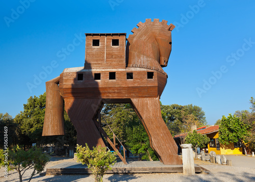 Quadro su tela Trojan Horse - Troy Turkey