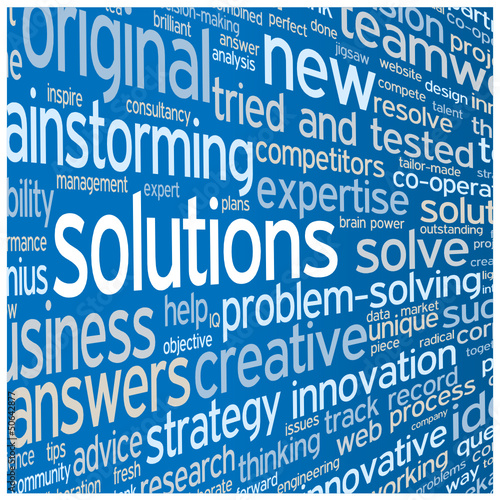 SOLUTIONS Tag Cloud (ideas creativity innovation business)