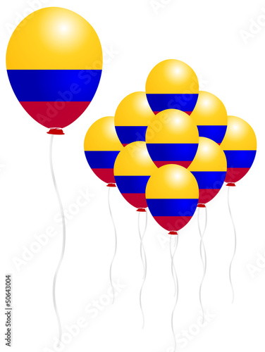 コロンビア 国旗 風船