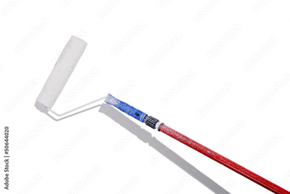Large paint roller and extensor Large paint roller and extensor