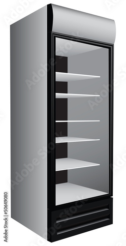 Commercial refrigerator showcase