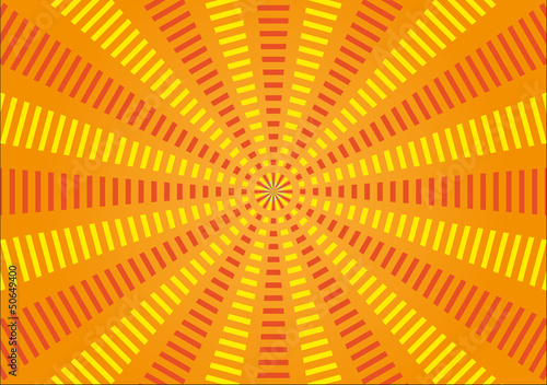 Vector Circus background, Yellow-Orange