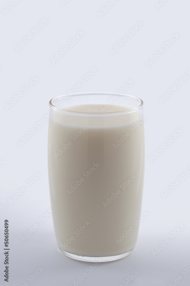Glass of milk isolated on white with clipping path Glass of milk isolated on white with clipping path