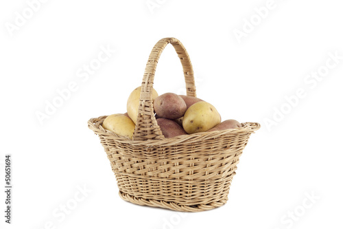 Kartoffel im Korb