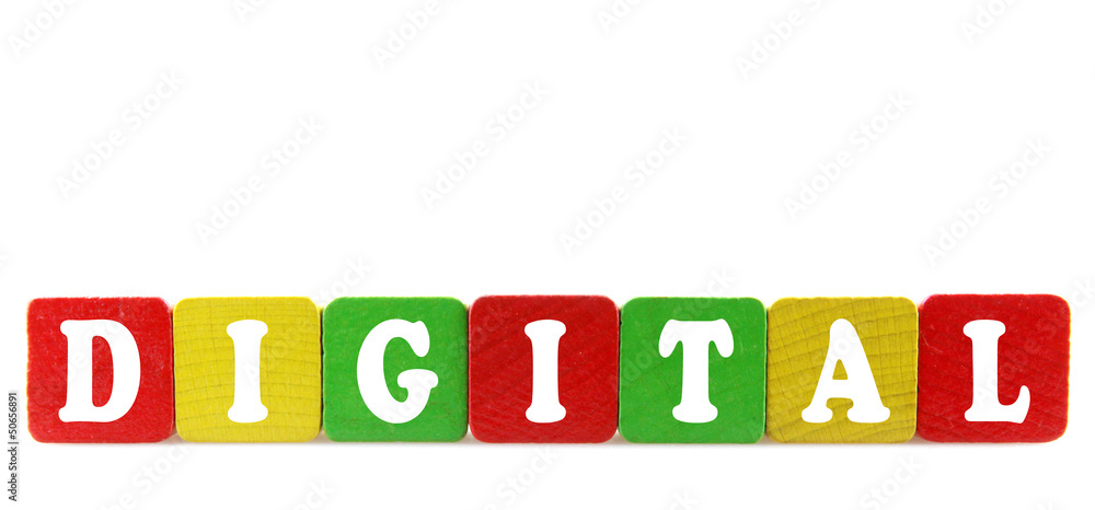 isolated text in wooden building blocks isolated text in wooden building blocks