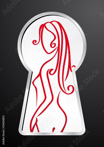 red sexy girl