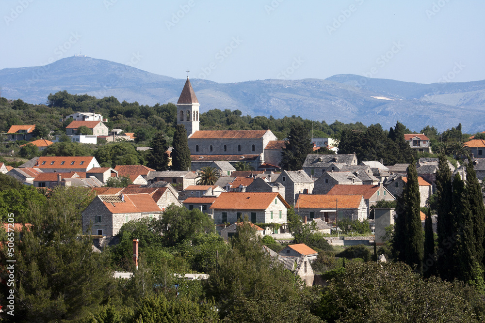 Grohote, main village on the island Solta, Croatia Grohote, main village on the island Solta, Croatia