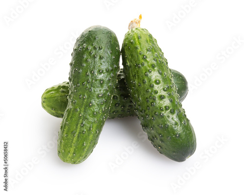 fresh greenhouse cucumbers