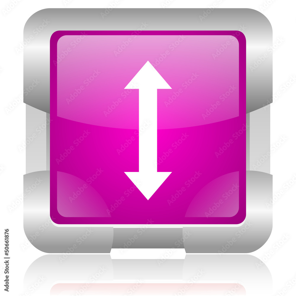 arrows pink square web glossy icon arrows pink square web glossy icon