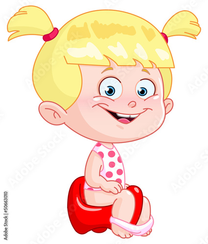 Chamber pot girl