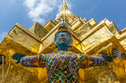 Canvas Print Giant in grand palace,Thailand