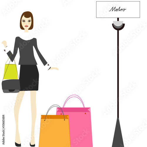 vector woman