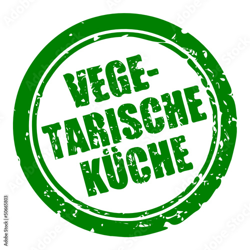 stempel rund vegetarische kueche I