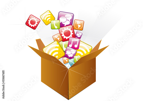 icons in the box