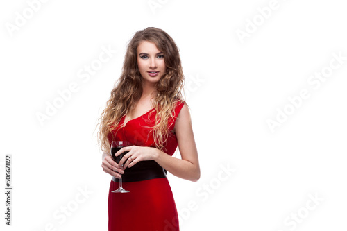 woman with wineglass © photo-nuke