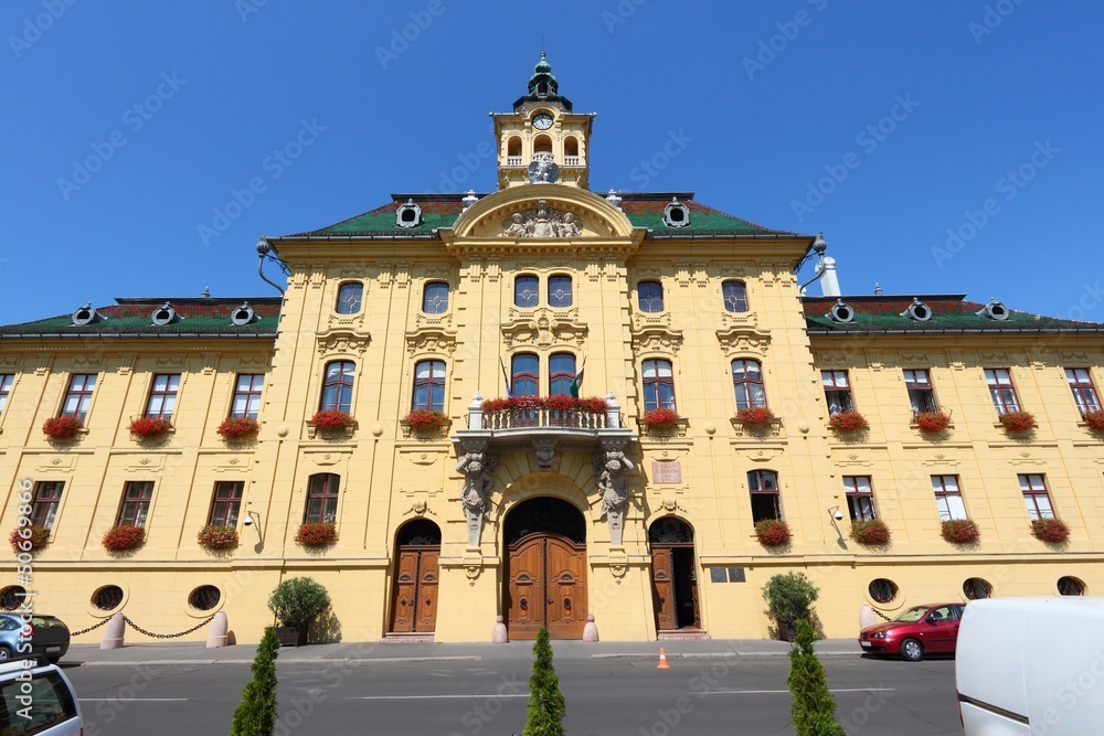 Fototapeta premium Szeged, Hungary - town hall