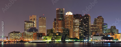 Boston night panorama © rabbit75_fot