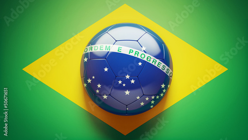 Brazilian Flag Soccer Ball
