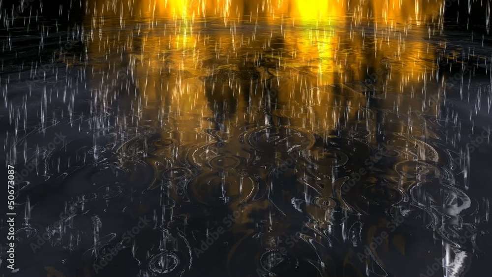 Surreal Rain Animation