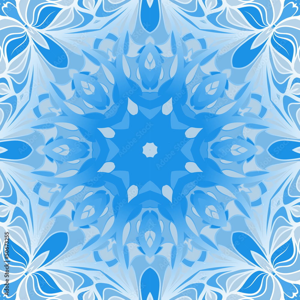 Blue dalle ornament Blue dalle ornament