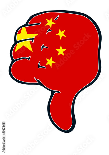 Daumen runter China