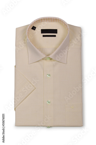 Nice male shirt isolated on the white © Elnur