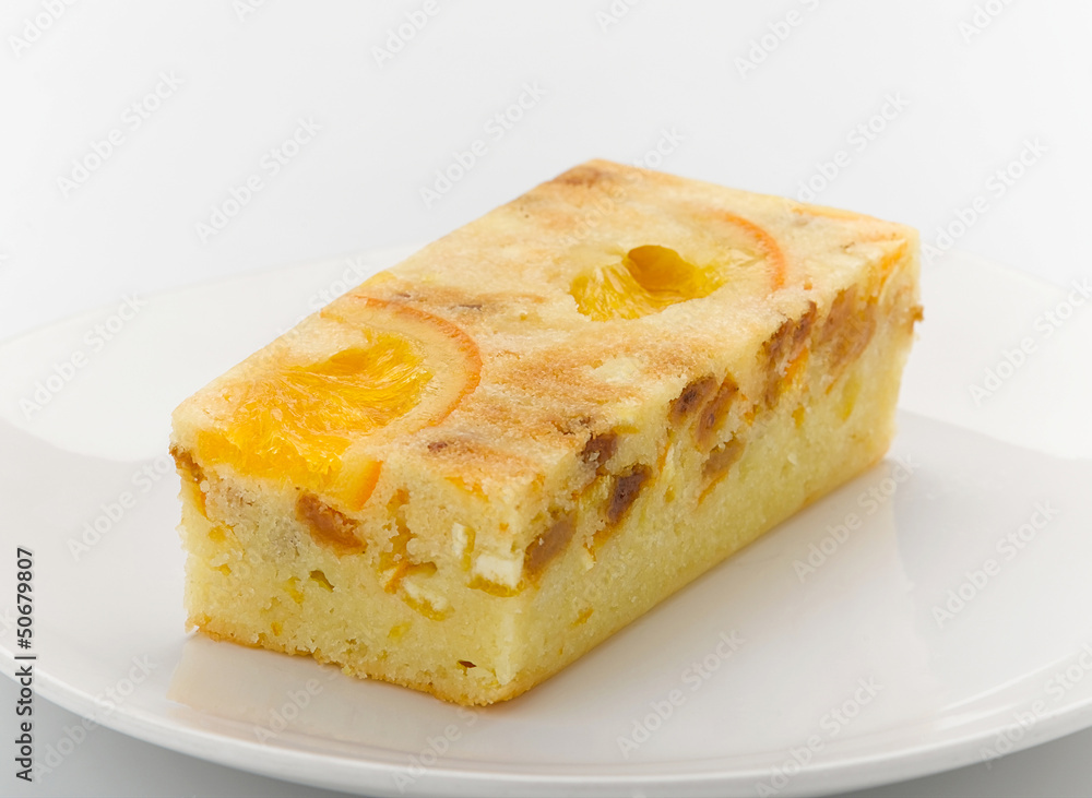 Eatable orange cake nice for tea time or party