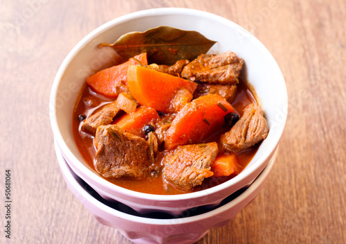 Beef and carrot stew