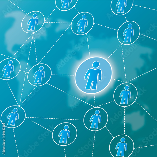 Social network, virales marketing, global