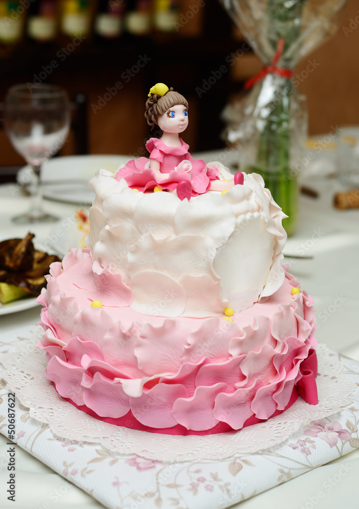 birthday cake decorated with fondant birthday cake decorated with fondant