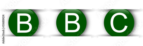 Etiquette BBC fond Blanc