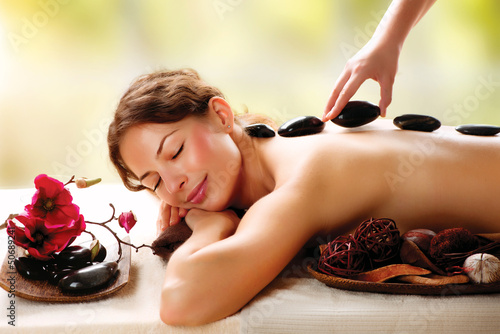 Photography Spa Salon. Stone Massage. Dayspa