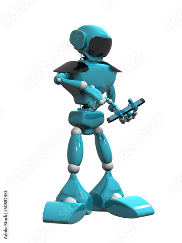 robot and Smartphone